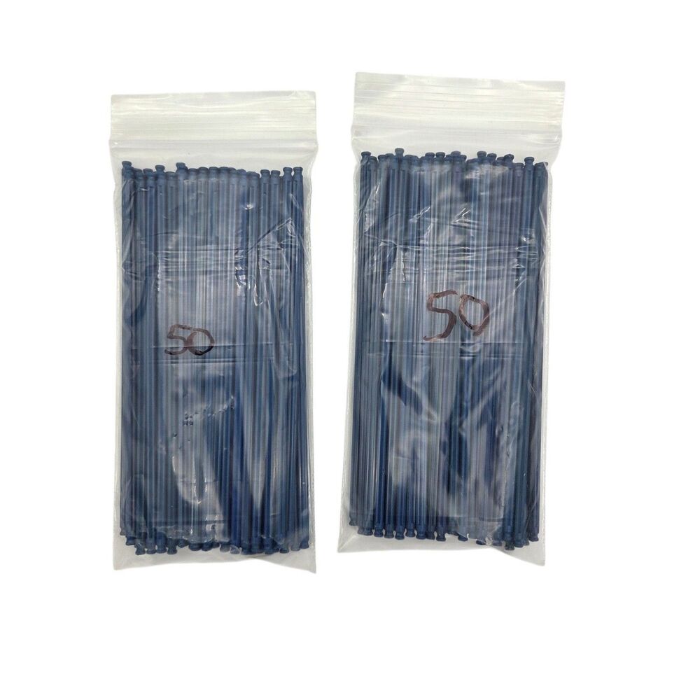 K'NEX Royal Blue 5.5 Inch Rods Building Toy Replacement Parts Lot of 100 Bulk
